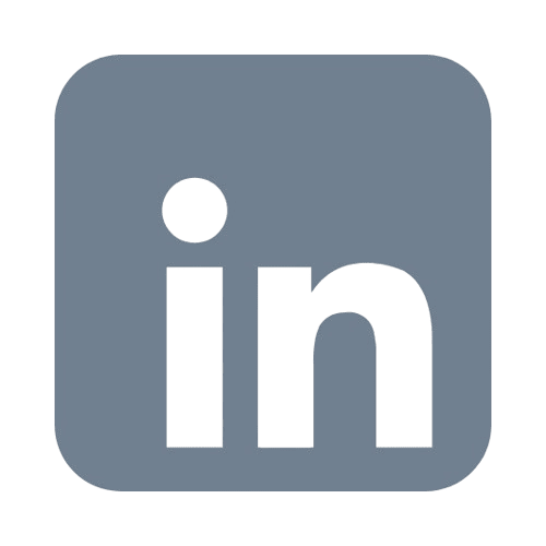 The LinkedIn logo features a sleek gray square with a crisp white "in" inside, embodying the essence of every professional's LinkedIn profile.